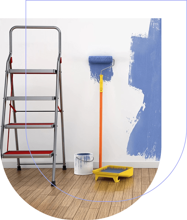 Paintbrush detail — Gamino Painting LLC craftsmanship
